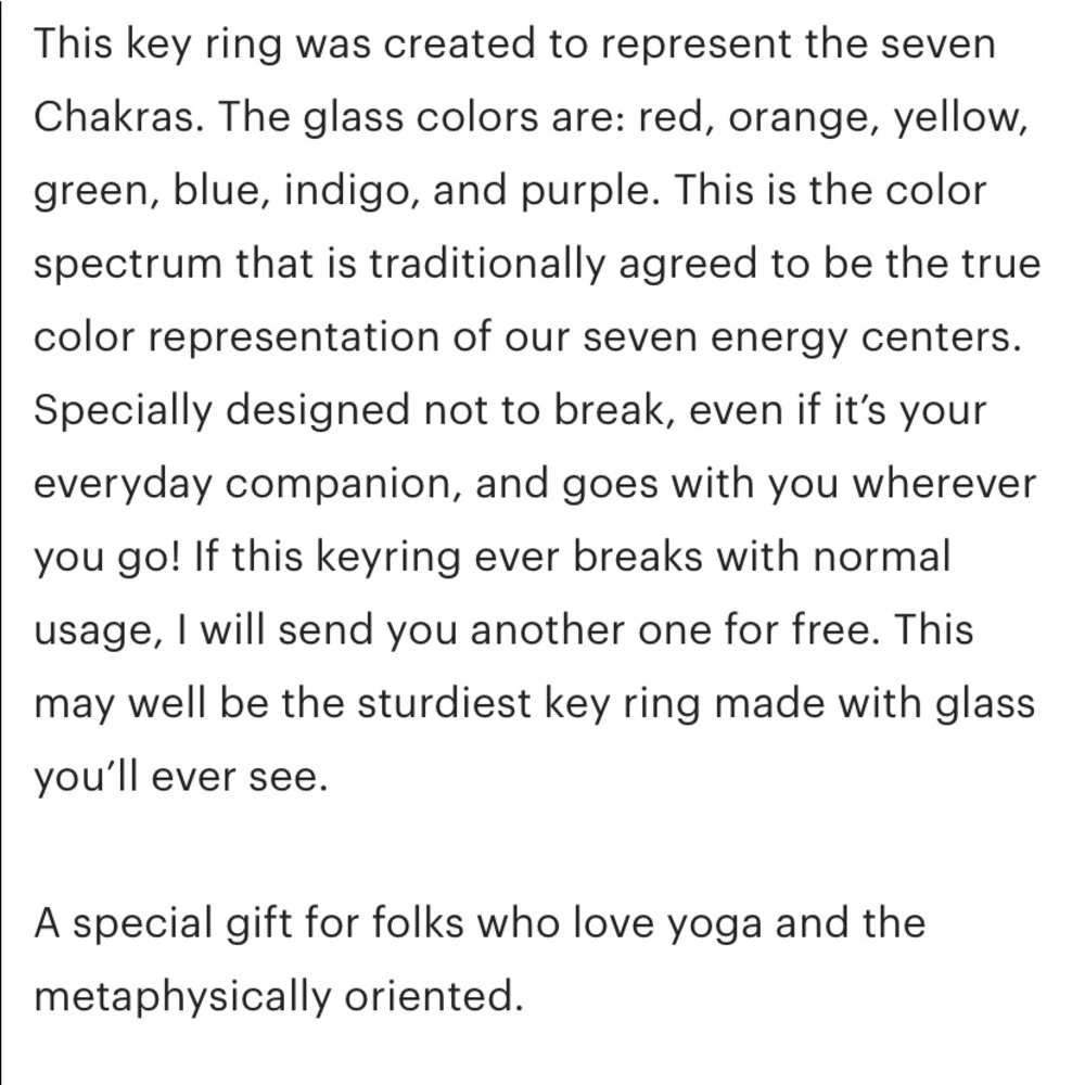 Chakra Rainbow Keychain or Zipper Pull - Picture 6 of 7